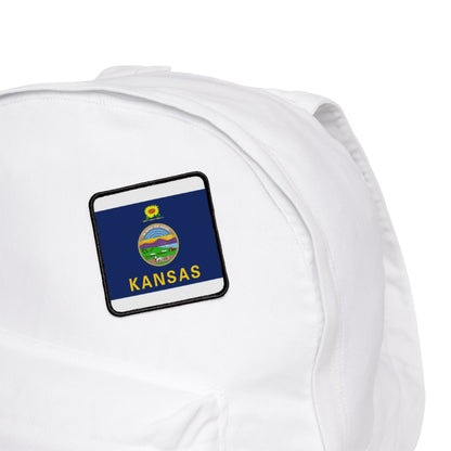 Flag Village Kansas State Flag Embroidery Iron-On Patches
