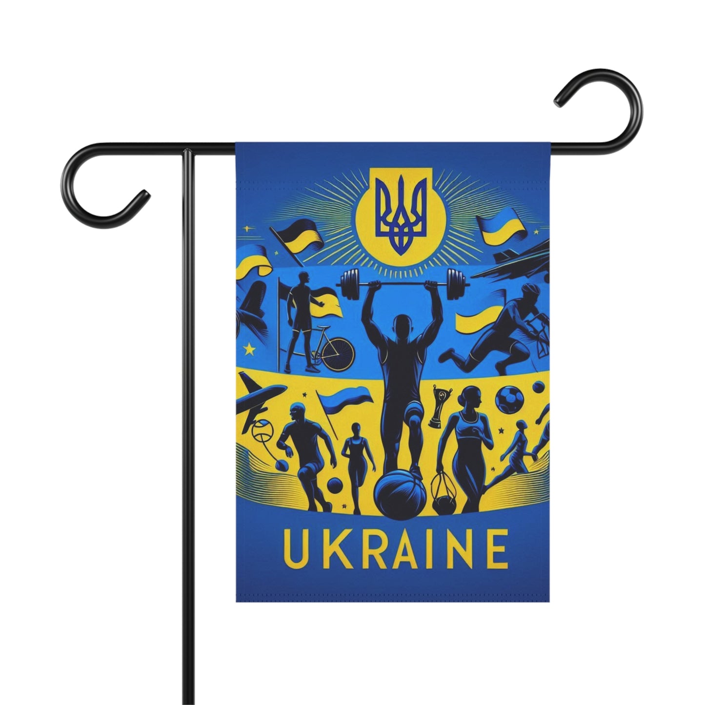 Flag Village Ukraine Flag Sporting Garden & House Banner UKR0004