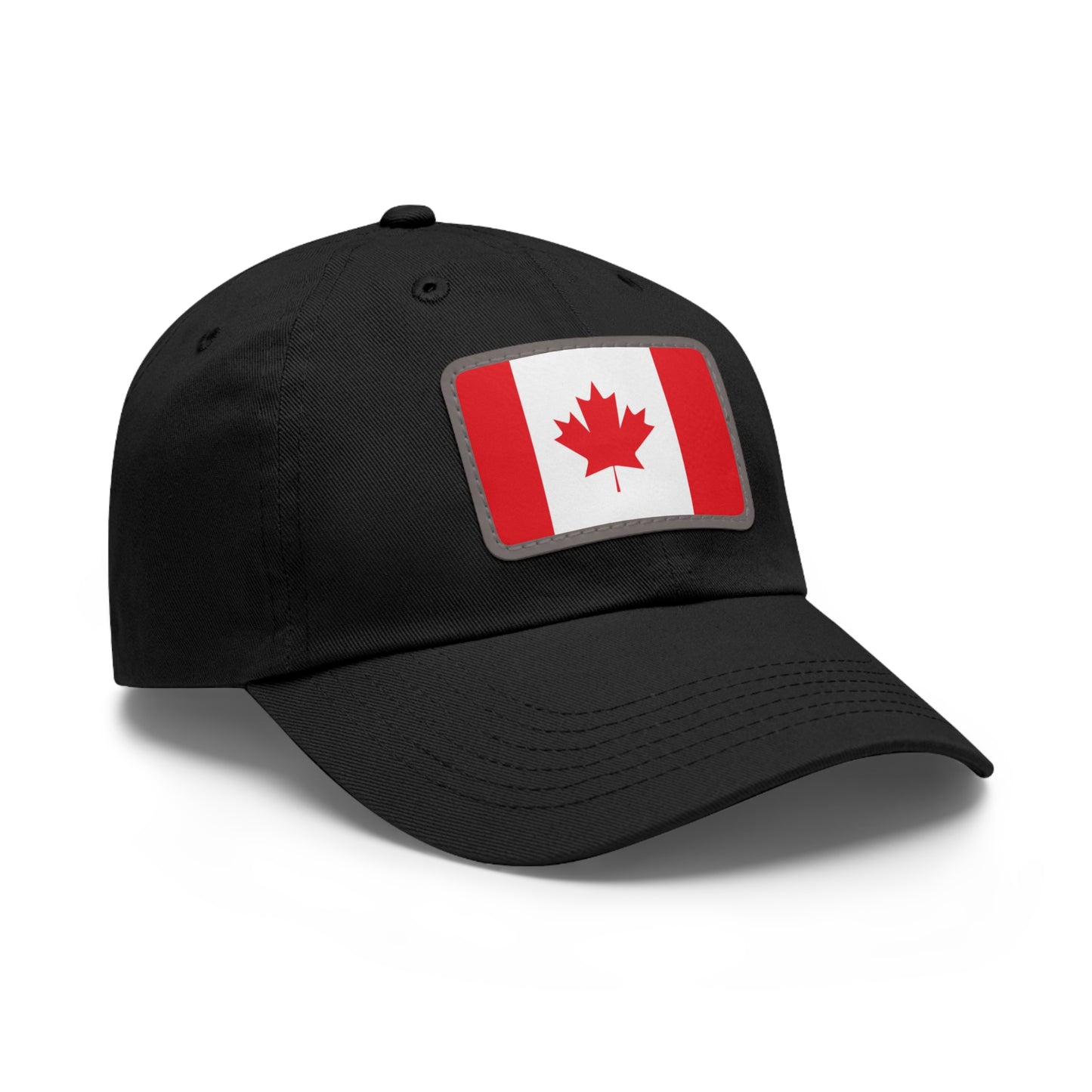 Flag Village Canada Flag Hat Cap with Leather Patch