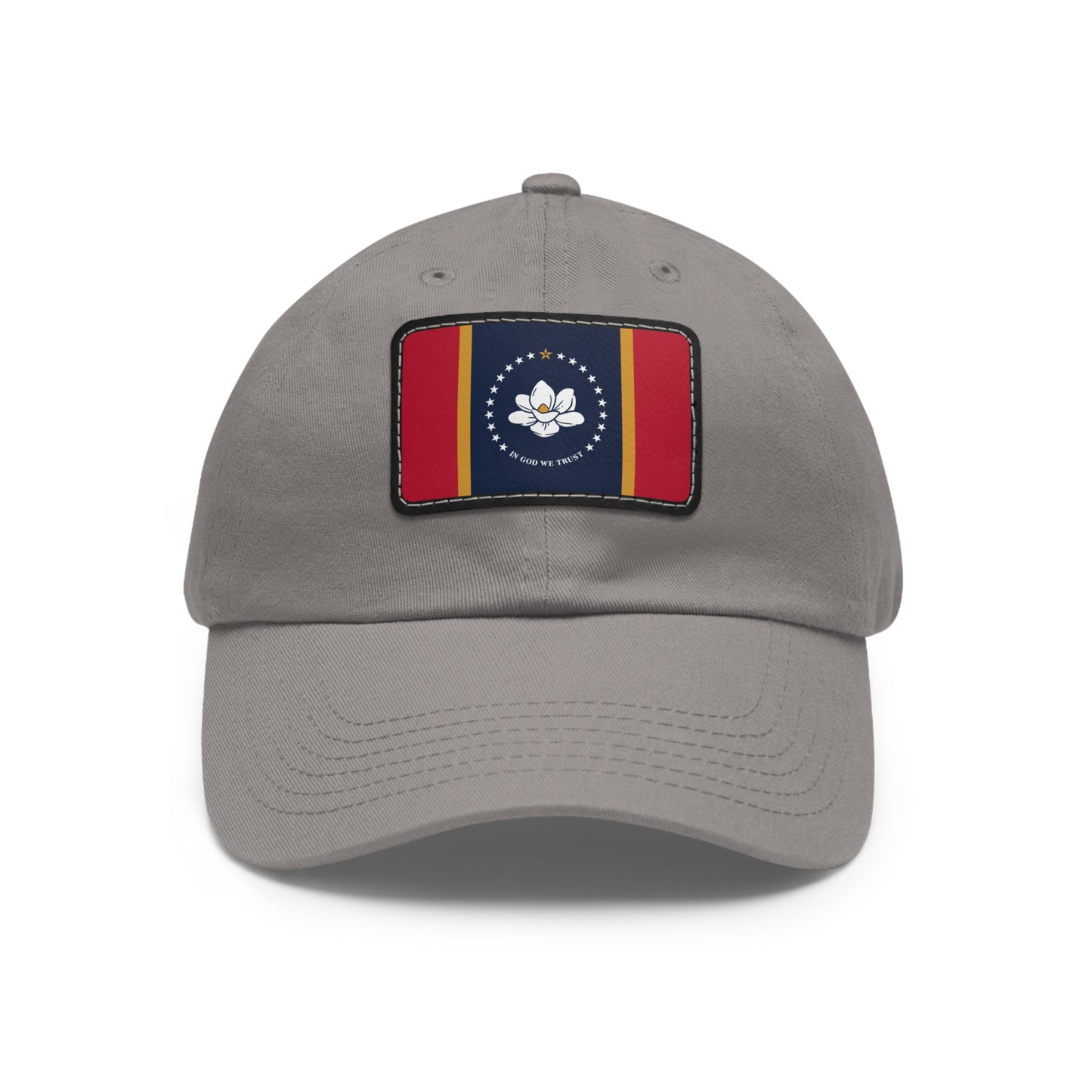 Flag Village USA Mississippi State Flag Hat Cap with Leather Patch