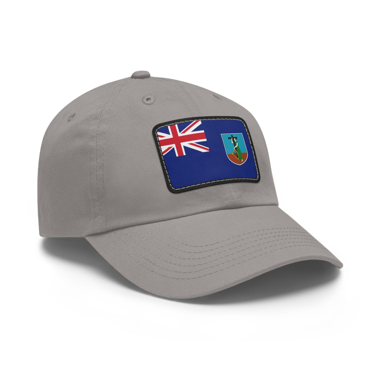 Flag Village Montserrat Flag Hat Cap with Leather Patch