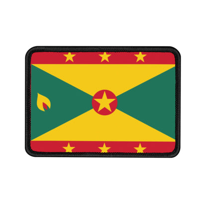 Flag Village Grenada Flag Embroidery Iron-On Patches