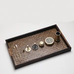 Flag Village Solid Wood Incense Road Set Agarwood Tools Pure Copper Incense Burner Gift Box