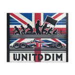 Flag Village United Kingdom Racing Car Sporting Flag Puzzle (110, 252, 520, 1014-piece) UK0008