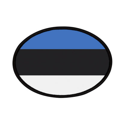 Flag Village Estonia Flag Embroidery Iron-On Patches