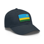 Flag Village Rwanda Flag Hat Cap with Leather Patch