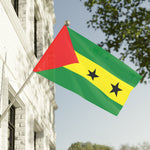 Flag Village Sao Tome And Principe 18" x 12" / 36" x 24" / 60" x 36"
