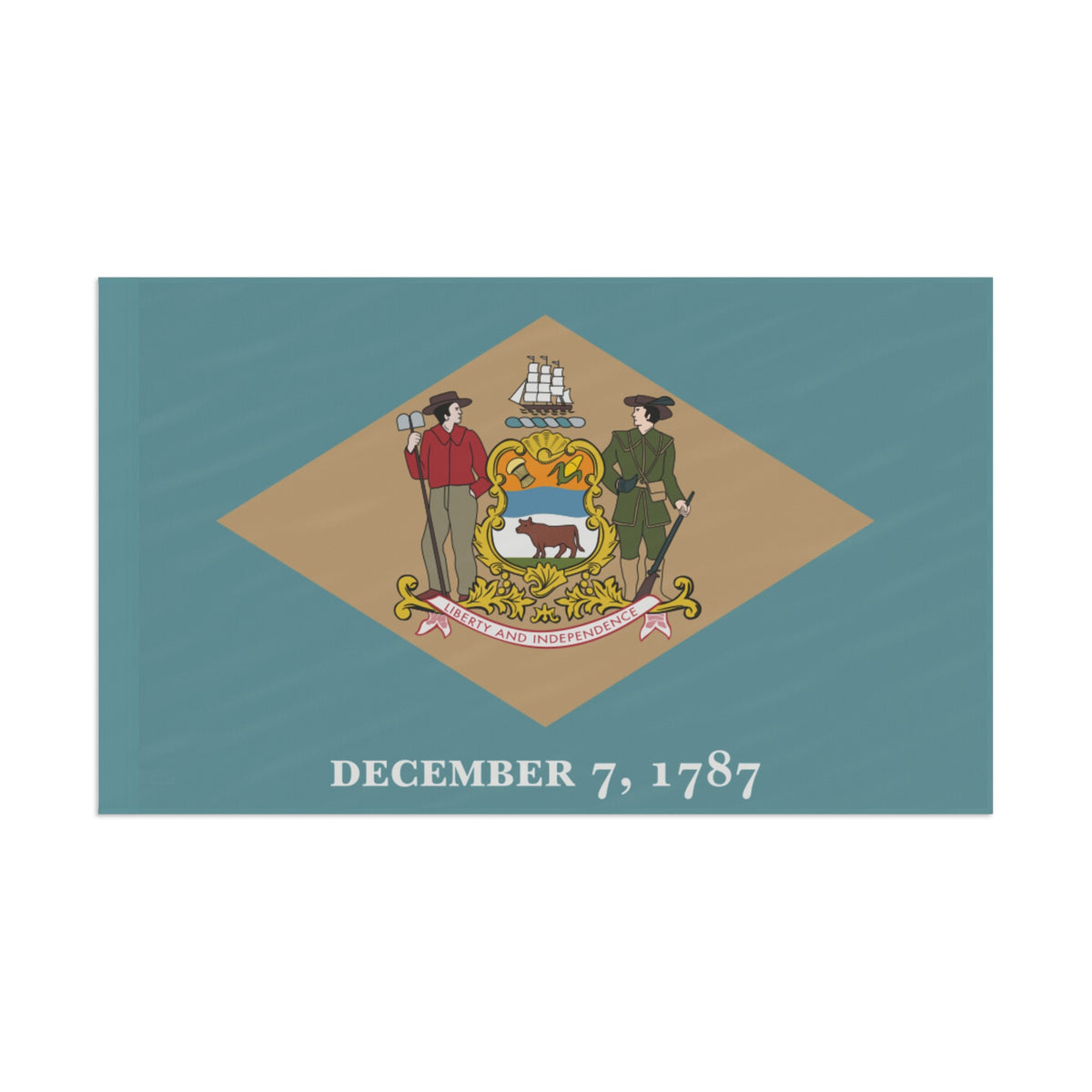 Flag Village USA Delaware State Flag 18" x 12" / 36" x 24" / 60" x 36"