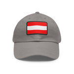 Flag Village Austria Flag Hat Cap with Leather Patch