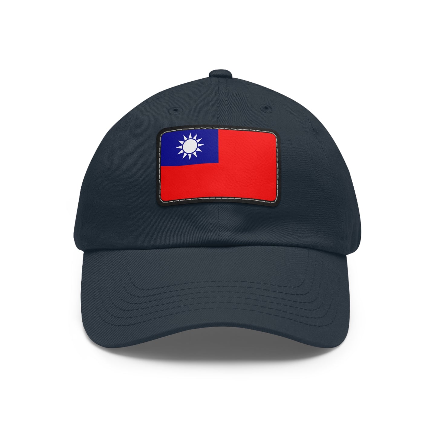 Flag Village Taiwan Flag Hat Cap with Leather Patch