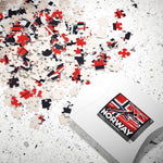 Flag Village Norway Sporting Flag Puzzle (110, 252, 520, 1014-piece) NOR0008