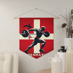 Flag Village Denmark Flag Pennant Sporting Home Wall decoration DNK0002