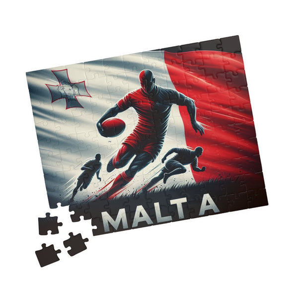 Flag Village Malta Sporting Flag Puzzle (110, 252, 520, 1014-piece) MLT0003