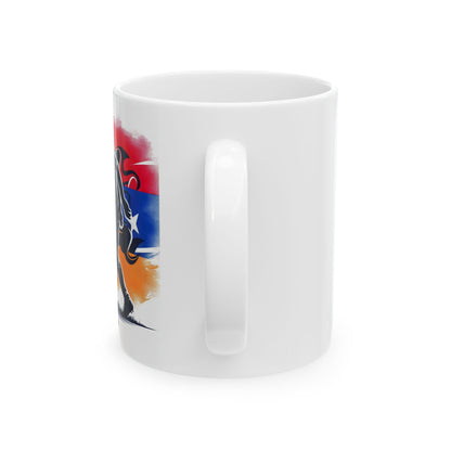 Flag Village Armenia Sporting Flag Ceramic Coffee Mug 11oz FV-MG0210