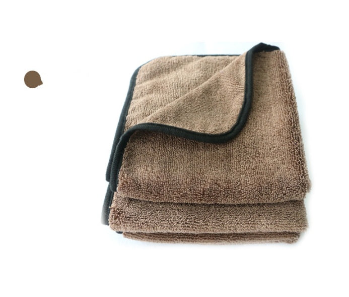 Flag Village Auto Tools Microfiber Car Wash Towel Absorbent Car Supplies Cleaning Cloth