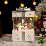 Flag Village Christmas Decoration Gift Box Crystal Ball Small Night Lamp Ornaments