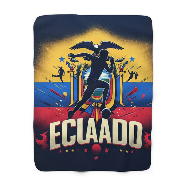 Flag Village Ecuador Sporting Fleece Blanket 50" x 60"