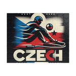 Flag Village Czech Sporting Flag Puzzle (110, 252, 520, 1014-piece) CZE0006