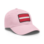 Flag Village Latvia Flag Hat Cap with Leather Patch