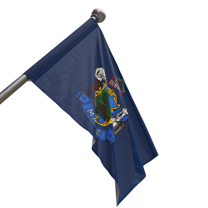 Flag Village USA Maine State Flag 18" x 12" / 36" x 24" / 60" x 36"