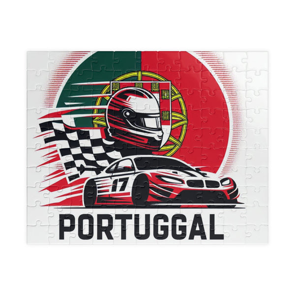 Flag Village Portugal Racing Car Sporting Flag Puzzle (110, 252, 520, 1014-piece) PRT0013