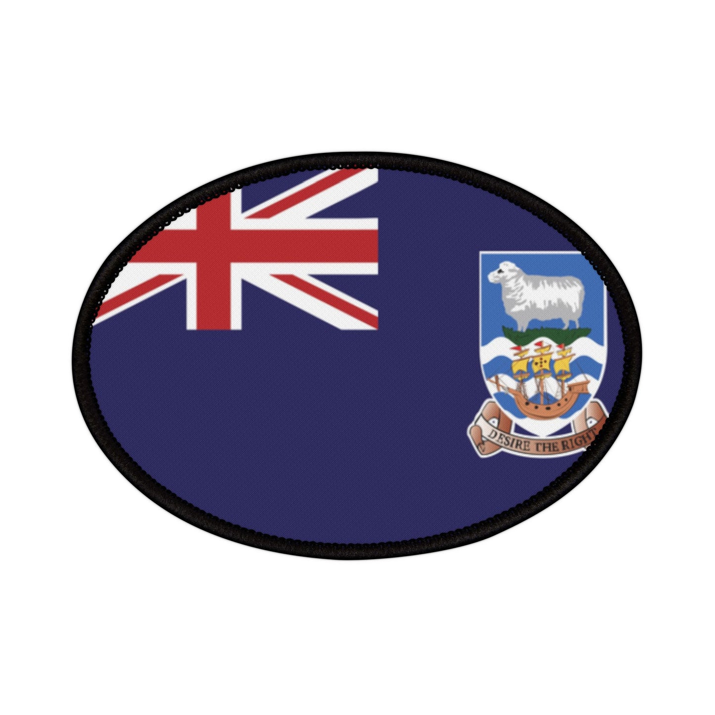 Flag Village Falkland Islands Flag Embroidery Iron-On Patches