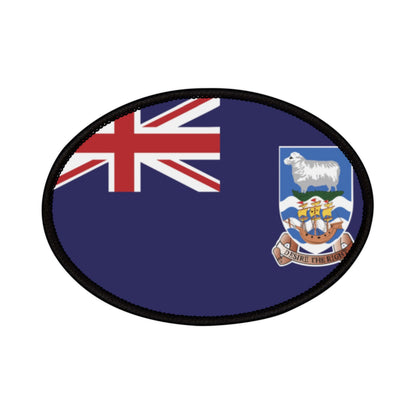 Flag Village Falkland Islands Flag Embroidery Iron-On Patches