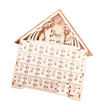 Flag Village DIY wooden calendar Christmas gift box