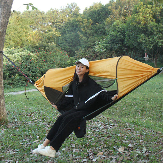 Flag Village Anti-mosquito outdoor sunscreen camping hammock
