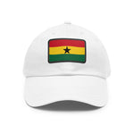 Flag Village Ghana Flag Hat Cap with Leather Patch