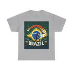 Flag Village Brazil Sporting Flag T-SHIRT Heavy Cotton Tee BRA0013