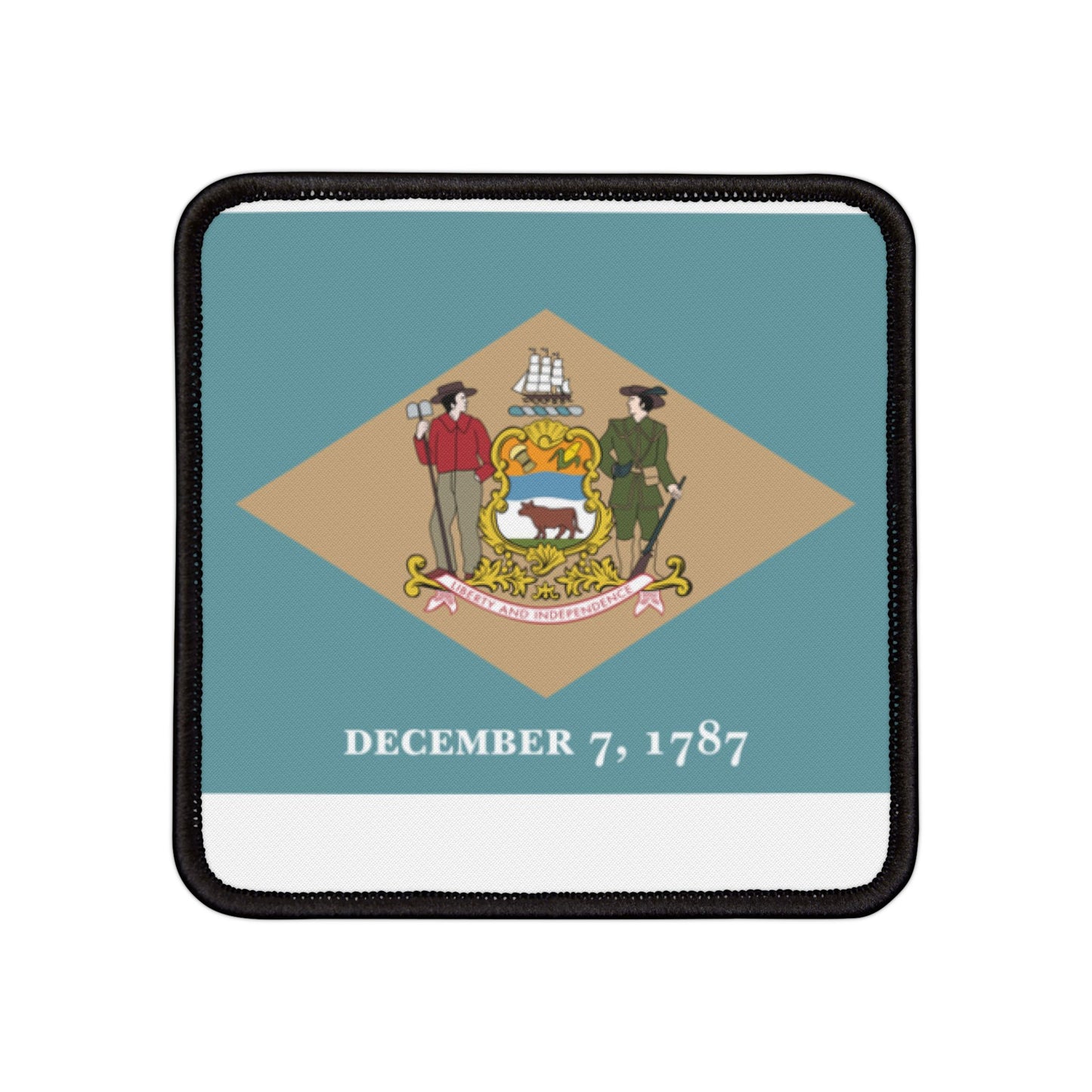Flag Village Delaware State Flag Embroidery Iron-On Patches