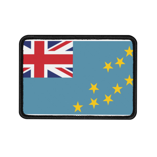 Flag Village Tuvalu State Flag Embroidered Iron-On Patch