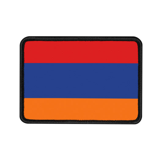 Flag Village Armenia Flag Embroidery Iron-On Patches