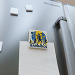 Flag Village Barbados Flag Magnet 2" x 2"