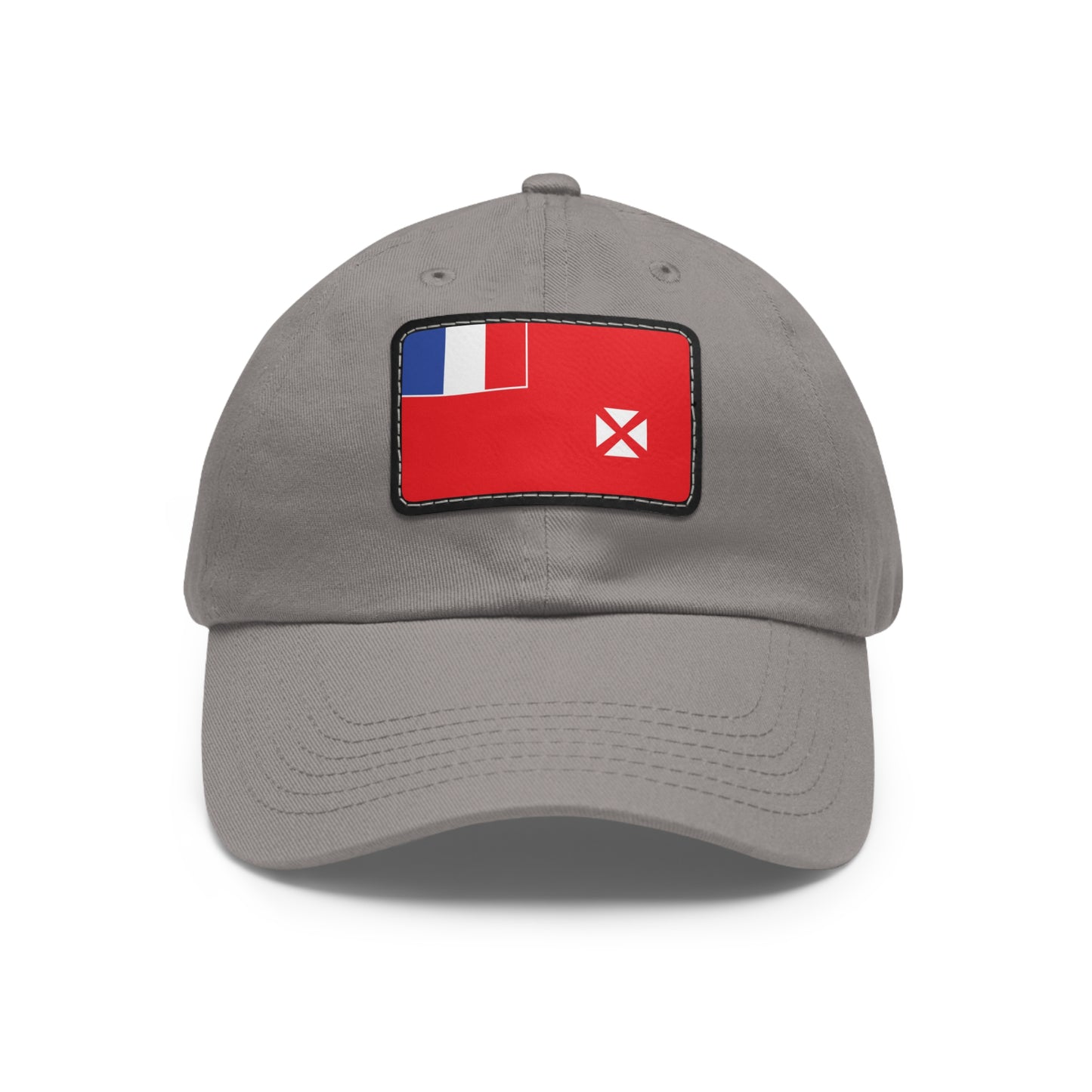 Flag Village Wallis And Futuna Flag Hat Cap with Leather Patch
