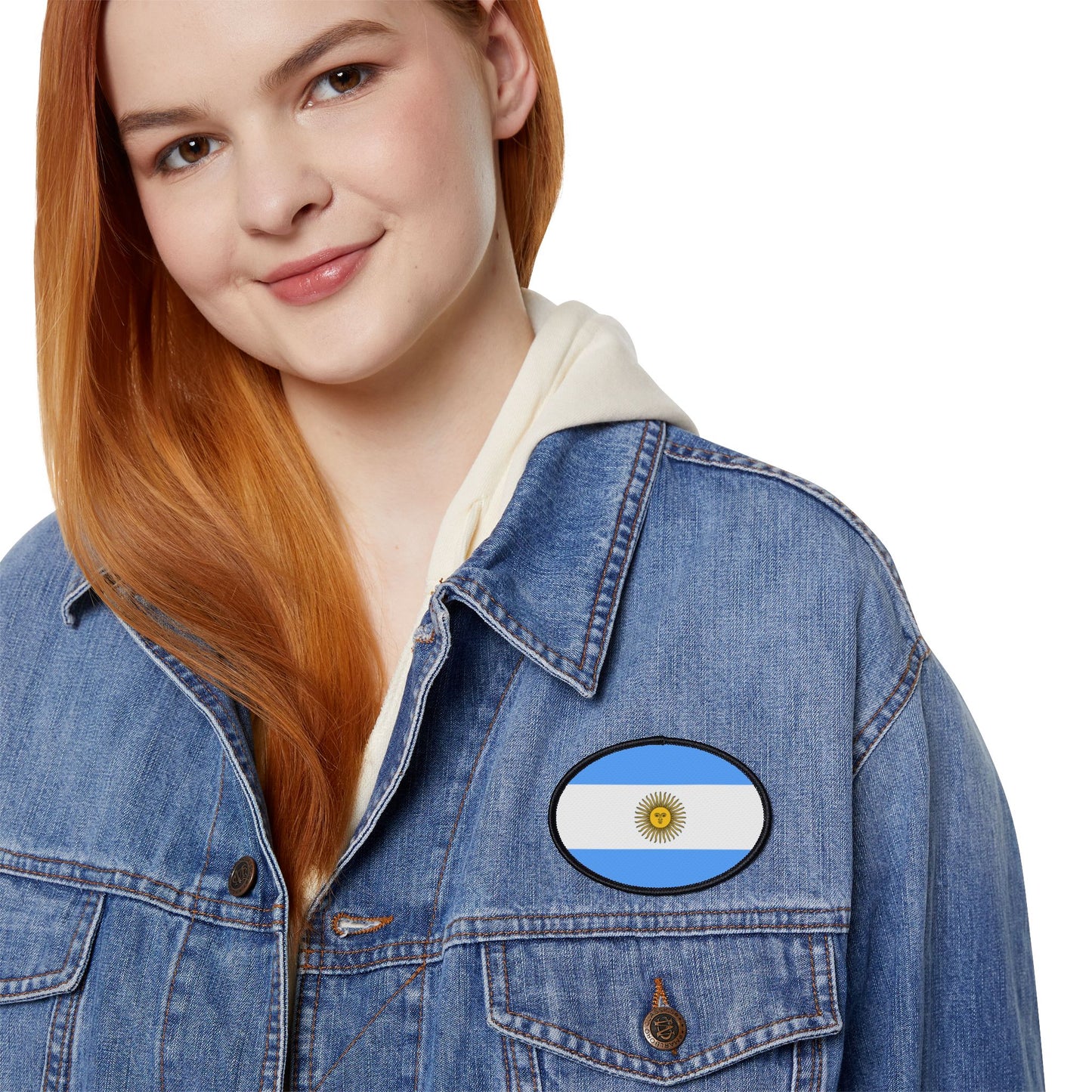 Flag Village Argentina Flag Embroidery Iron-On Patches