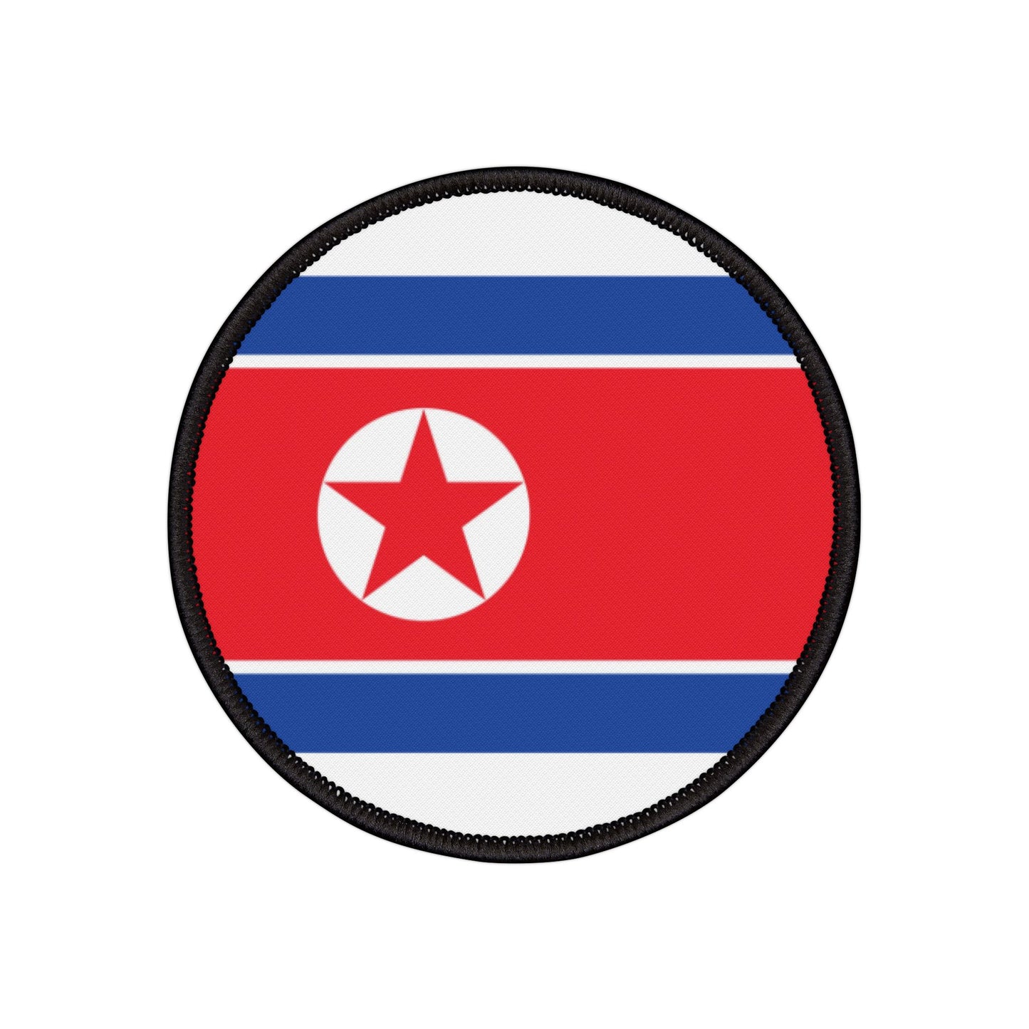 Flag Village North Korea Flag Embroidery Iron-On Patches