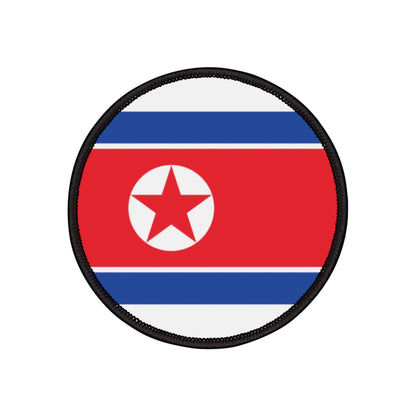 Flag Village North Korea Flag Embroidery Iron-On Patches
