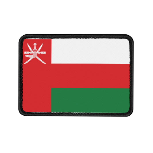 Flag Village Oman Flag Embroidery Iron-On Patches