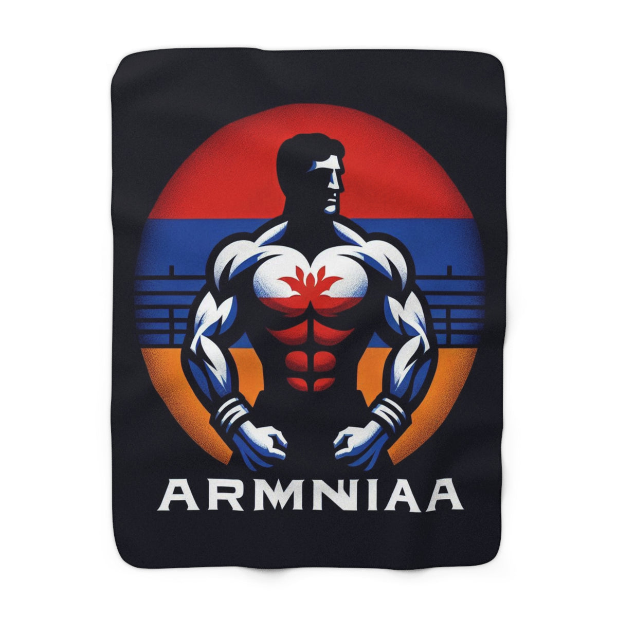 Flag Village Armenia Sporting Flag Sherpa Fleece Blanket