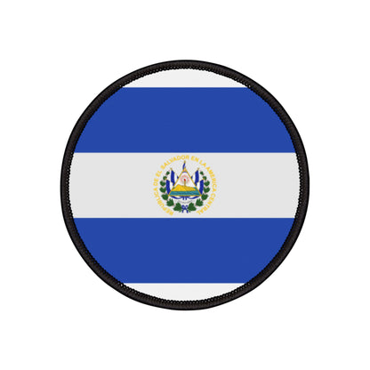 Flag Village El Salvador Flag Embroidery Iron-On Patches