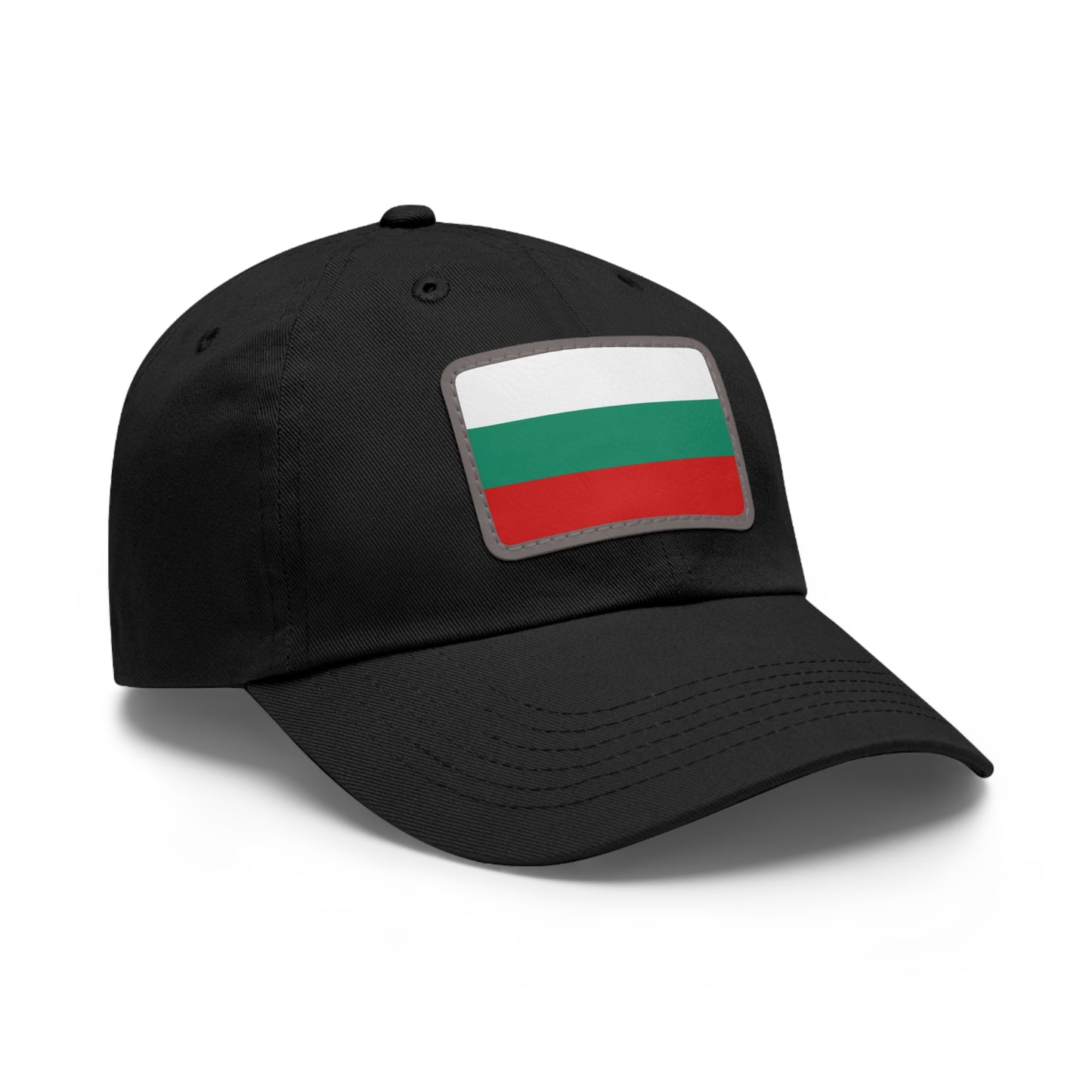 Flag Village Bulgaria Flag Hat Cap with Leather Patch