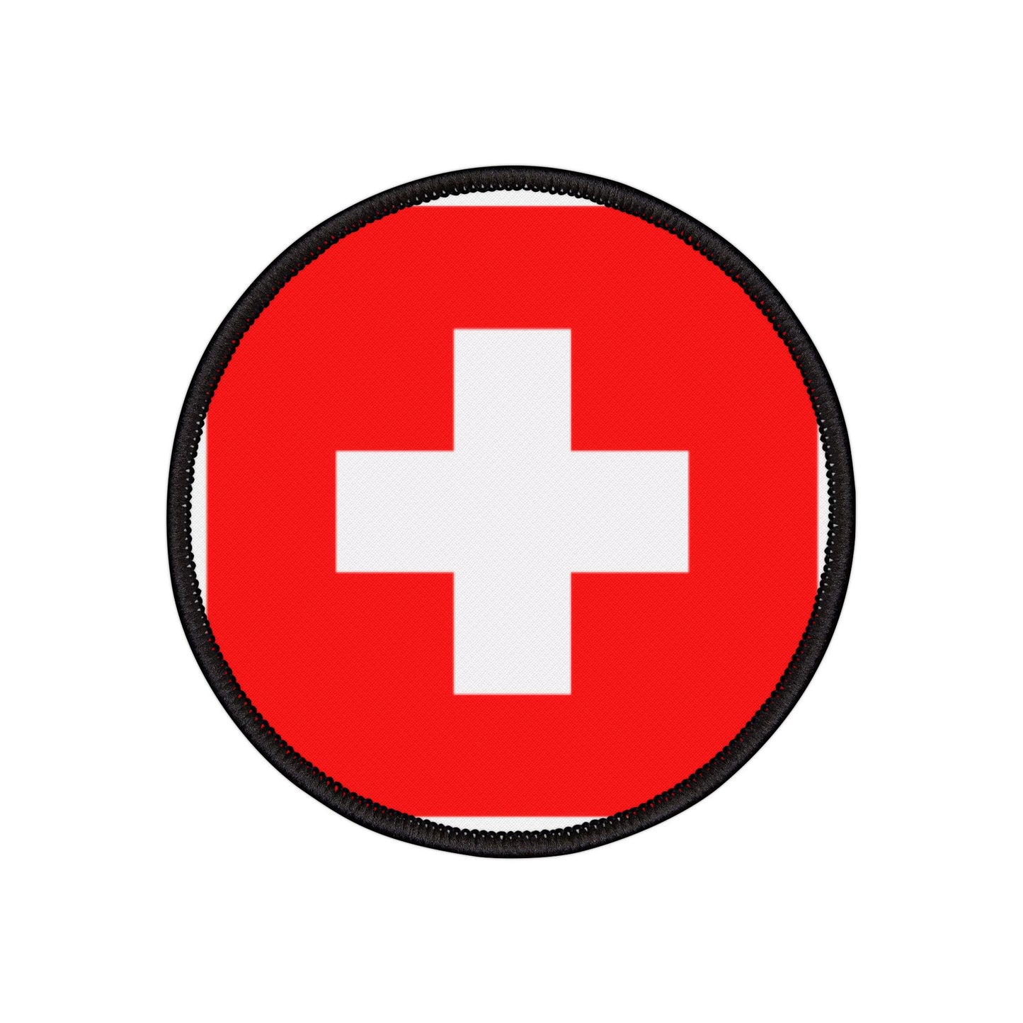 Flag Village Switzerland Flag Embroidery Iron-On Patches