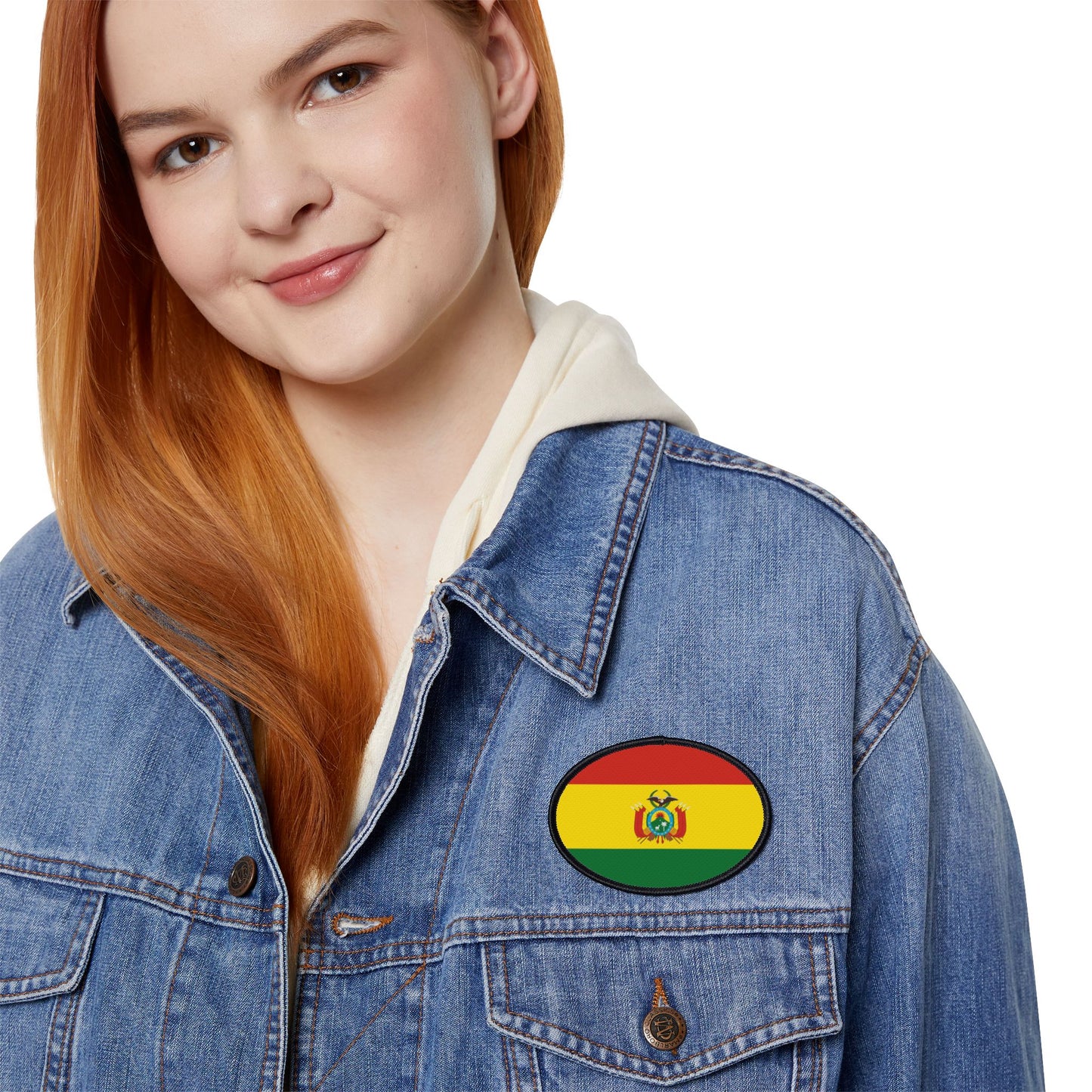 Flag Village Bolivia Flag Embroidery Iron-On Patches