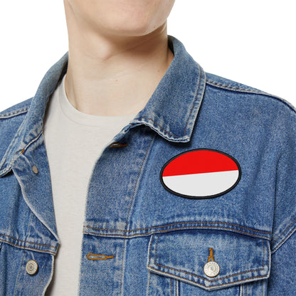 Flag Village Indonesia Flag Embroidery Iron-On Patches