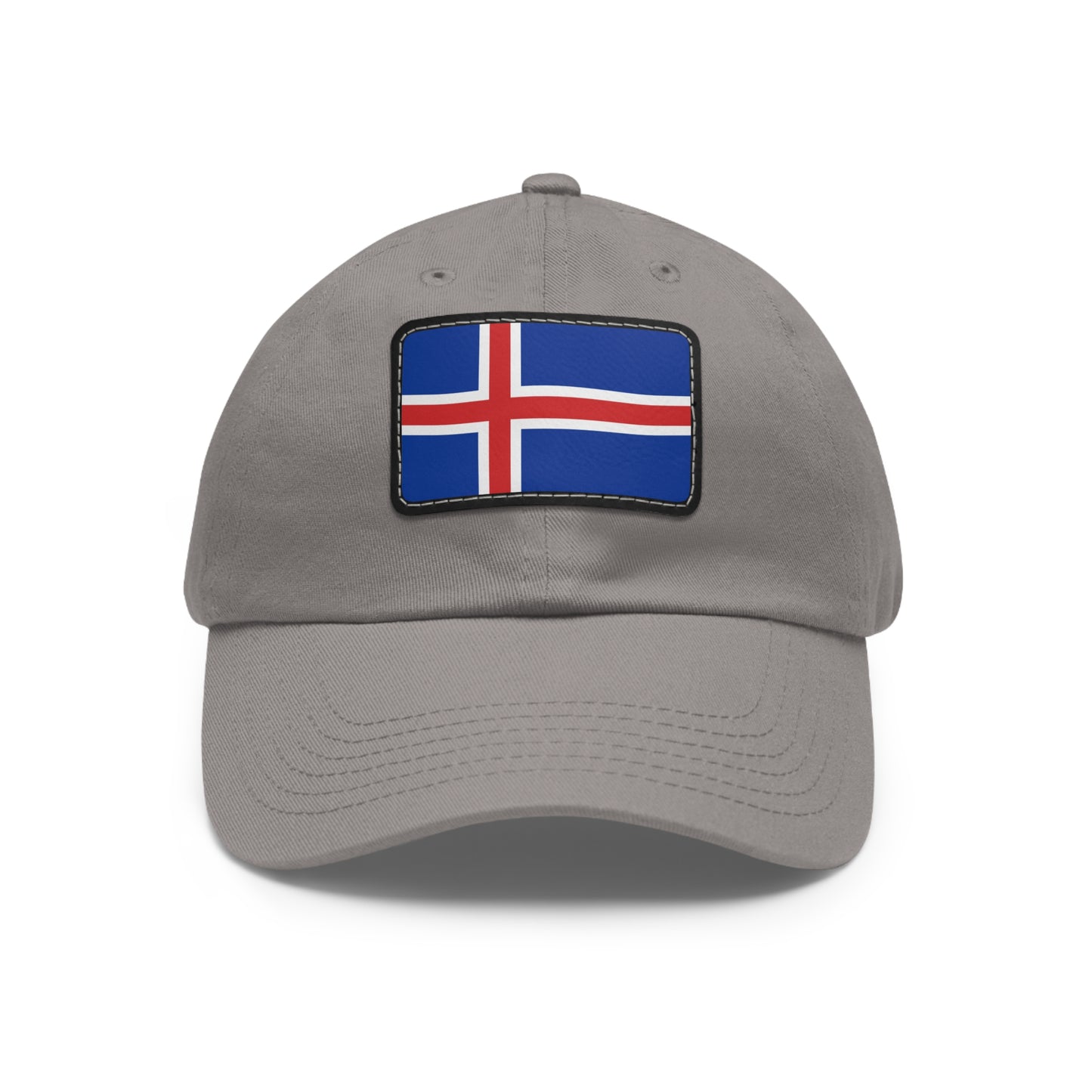 Flag Village Iceland Flag Hat Cap with Leather Patch