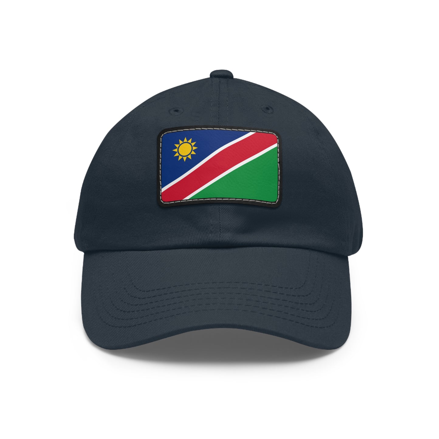 Flag Village Namibia Flag Hat Cap with Leather Patch