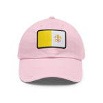 Flag Village Vatican Flag Hat Cap with Leather Patch