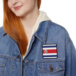 Flag Village Costa Rica Flag Embroidery Iron-On Patches